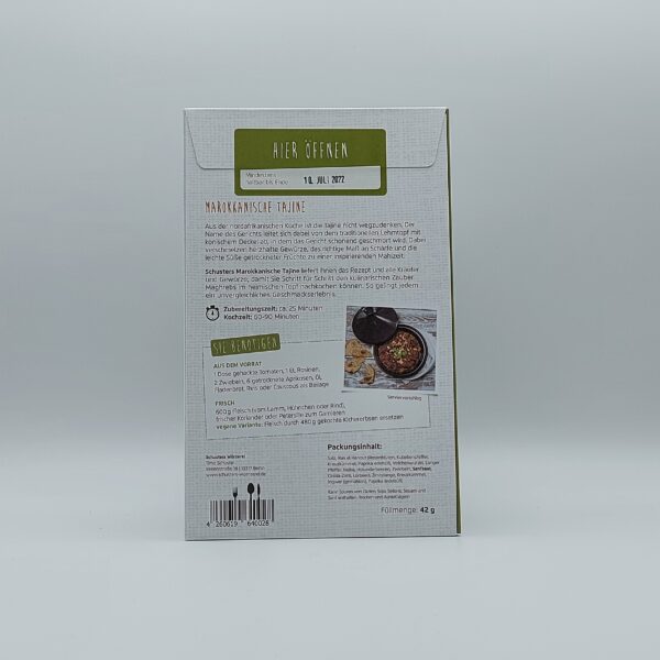 Schusters Marokkanische Tajine – Bild 2