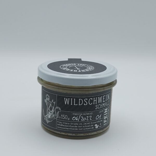Wildschwein Schmalz